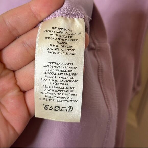 Free People Lilac Purple Amelie Mock Neck Cowl Back Mini Dress Sz S Chic Glam - Picture 8 of 9